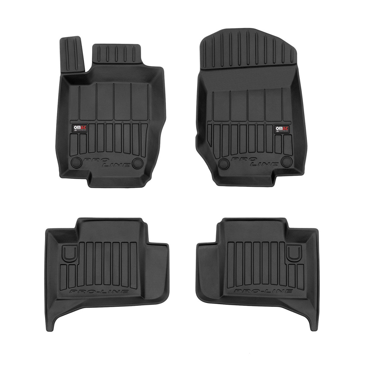 Mercedes M Class W164 Floor Mat - Omac - Proline Premium TPE - Black - '05-'11 Mercedes M Class W164 Floor Mat - Omac - Proline Premium TPE - Black - '05-'11